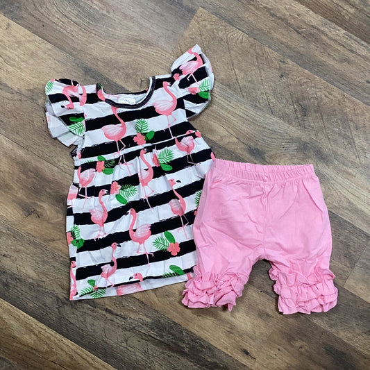 Striped Flamingo Outfit