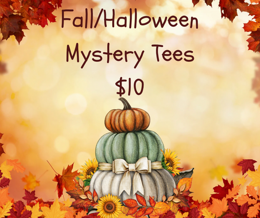 Halloween/Fall Mystery Tees