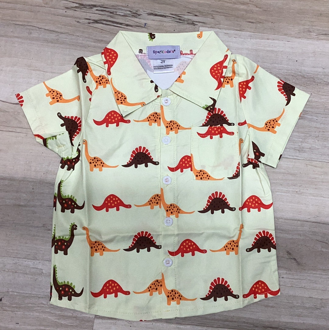 Dinosaur Button-Up