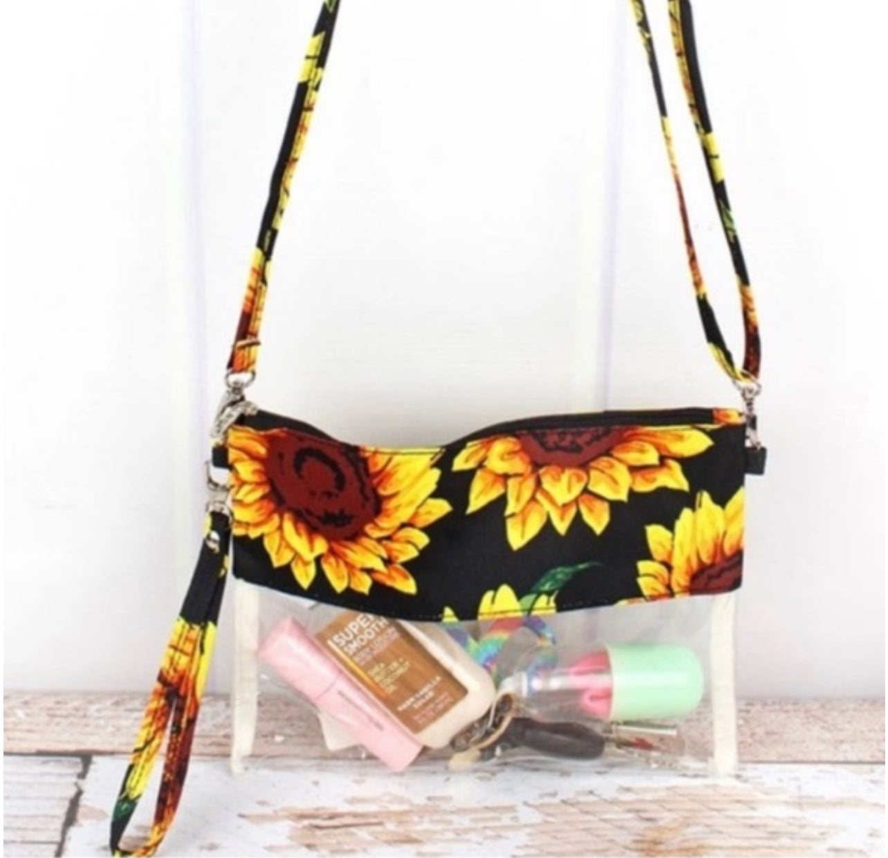 Sunflower Clear Purse