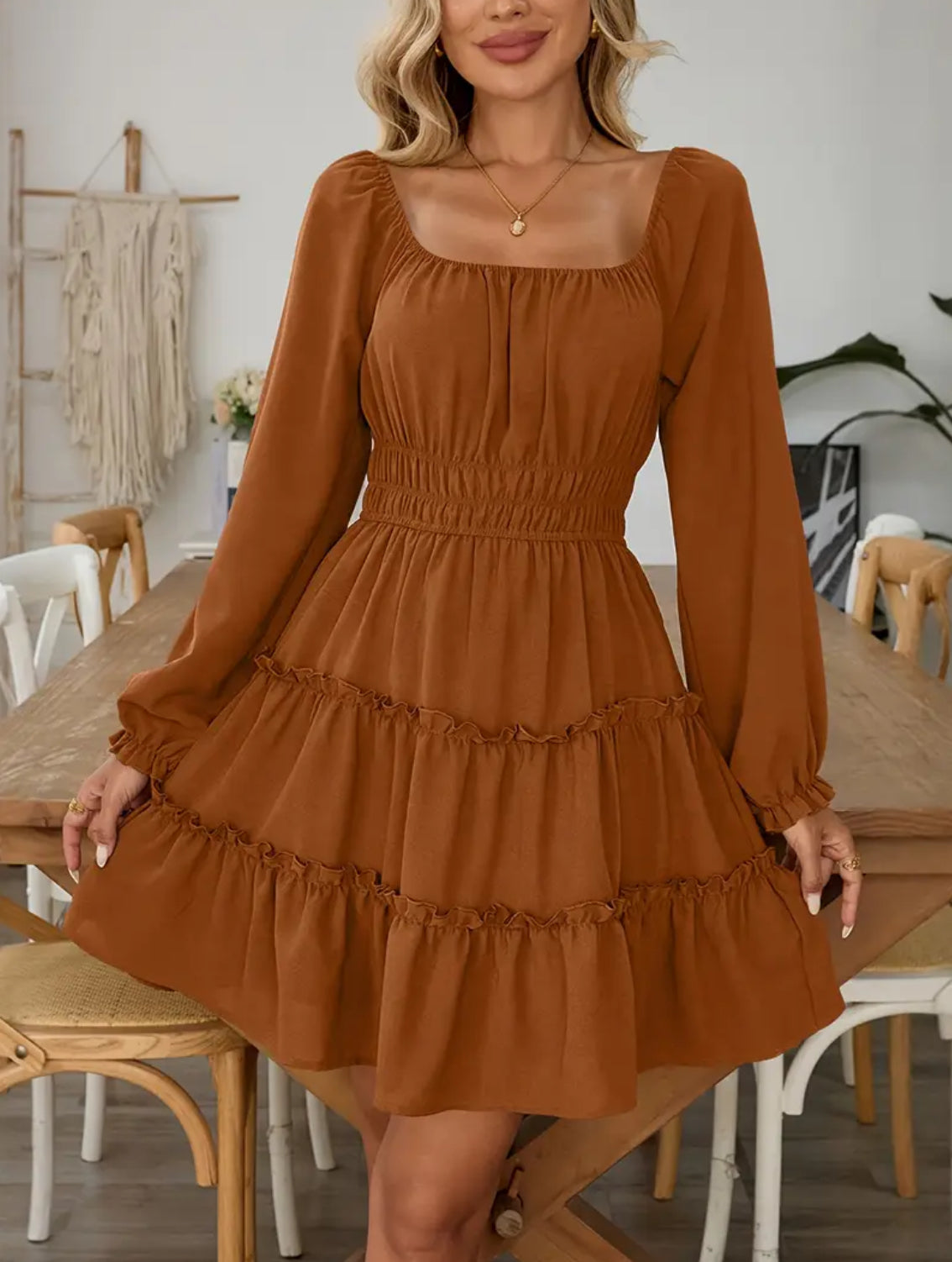 Brown Dress