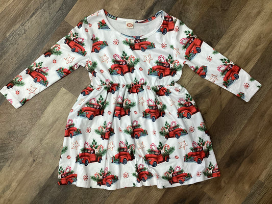 Red Truck Christmas Dress