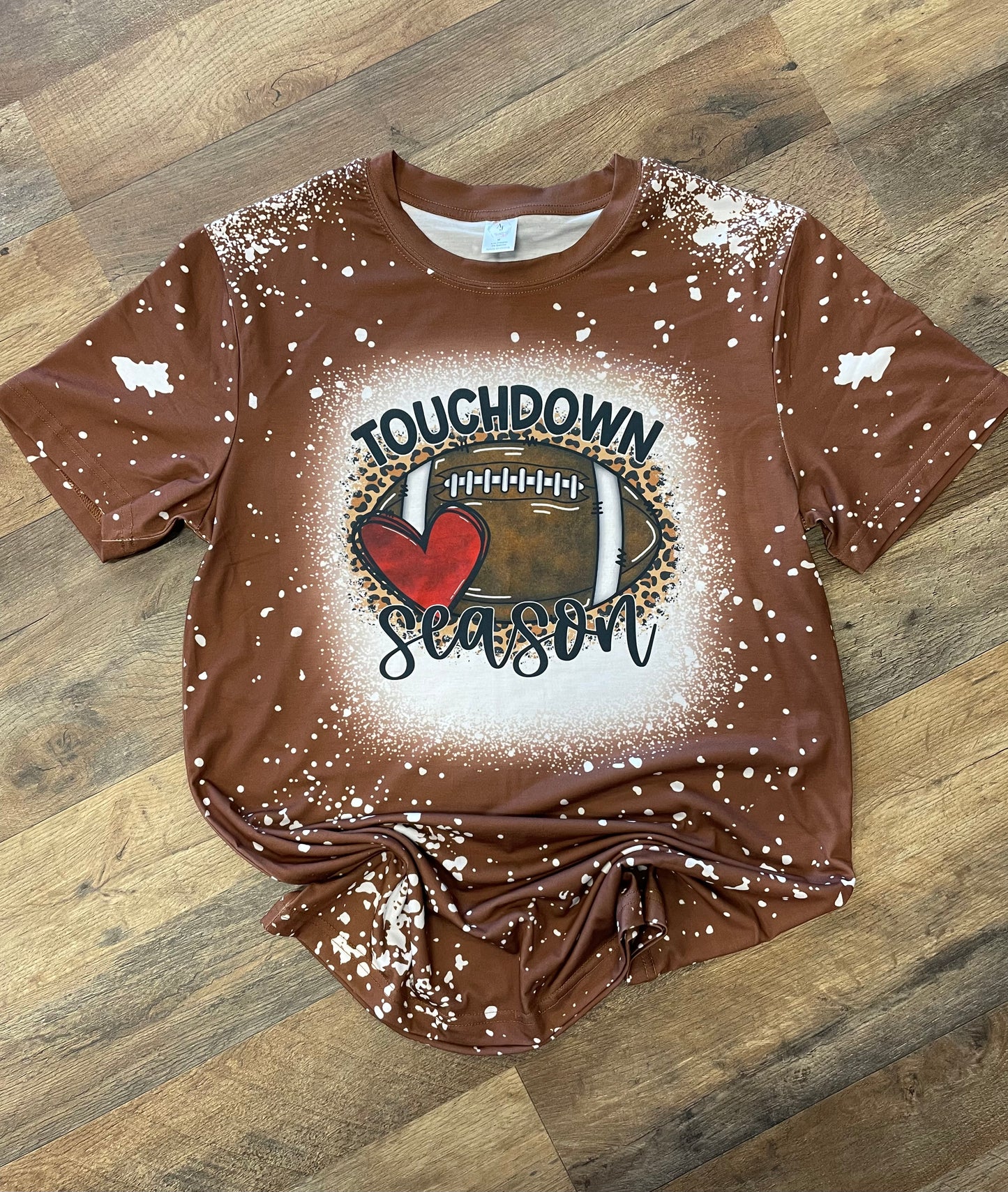 Bleached Football Season Tee