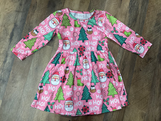 Pink HoHo Christmas Dress