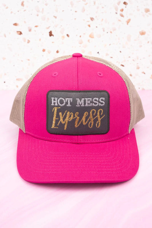 Pink Hot Mess Express Hat