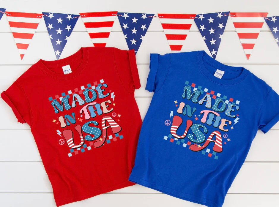 Made In The USA Kids Clear Screen Print