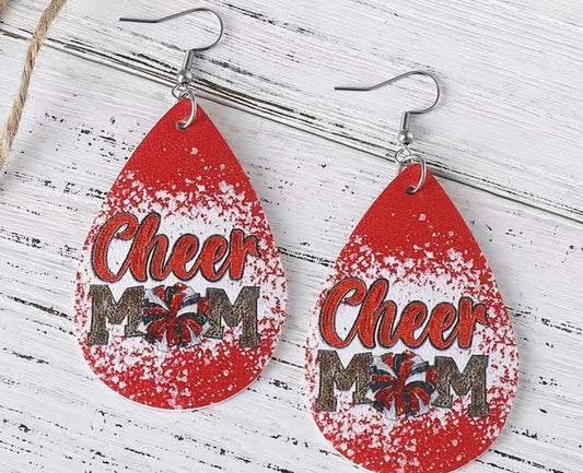 Red Cheer Earrings