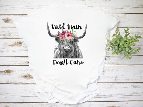 Wild Hair Don't Care Kid Screen Print