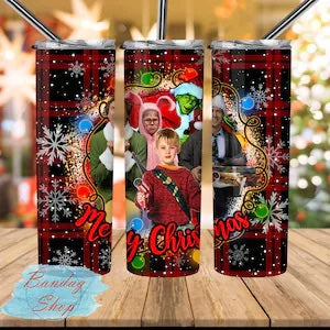 Merry Christmas Movie Tumbler