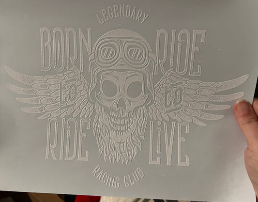 Born To Ride Screen Print