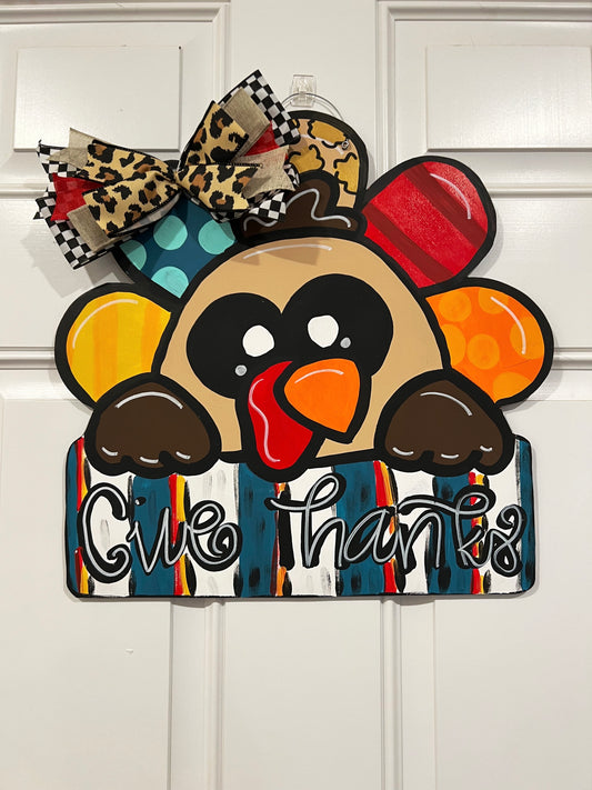 Give Thanks Door Sign