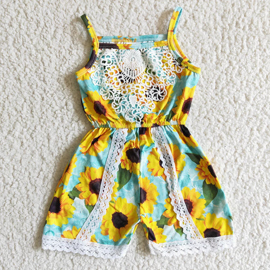 Sunflower Romper Outfit