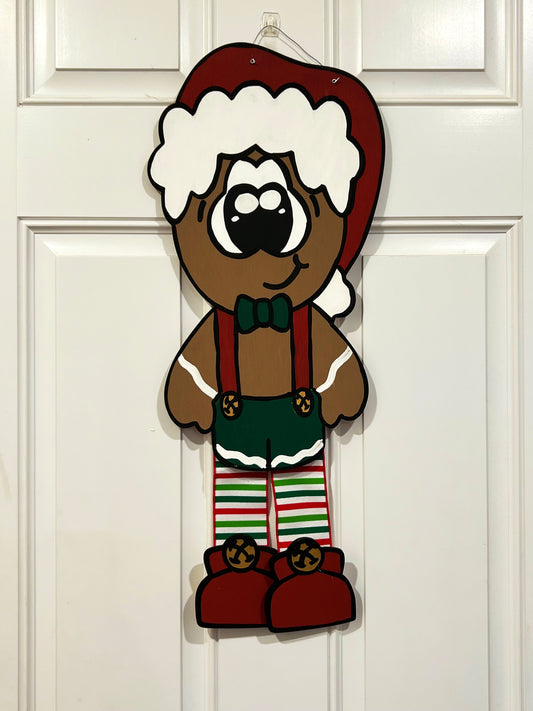 Gingerbread Boy Door Sign