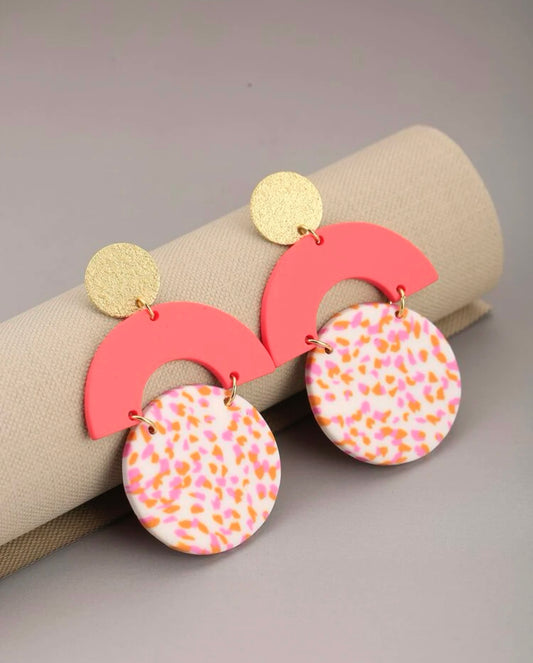 Pink Dot Earrings