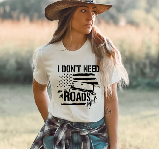 I Don’t Need Roads Screen Print