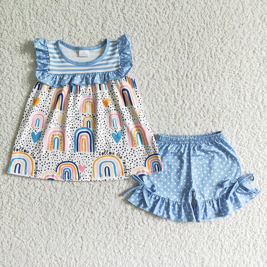 Rainbow Heart Tunic Outfit